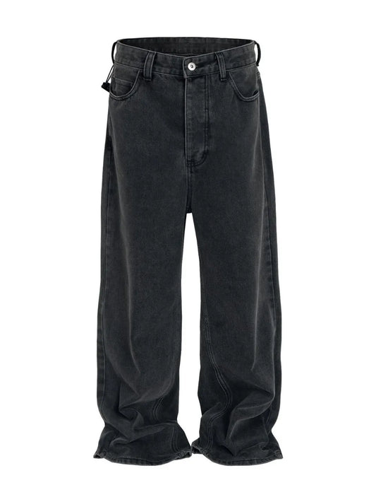 Heren jeans met wijde pijpen