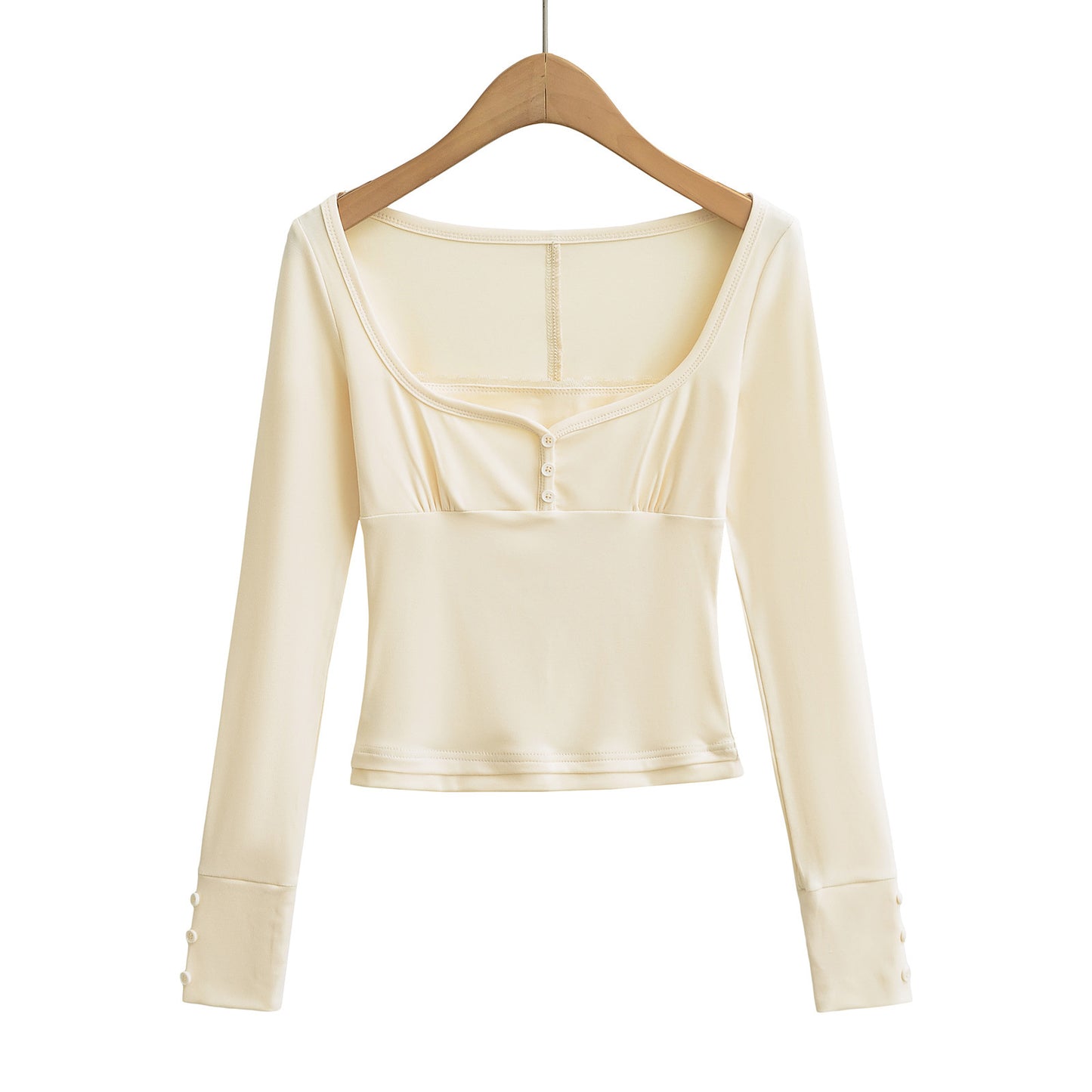 Lace lace slim fit top