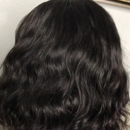 Lace wig van chemische vezels met golvende krul