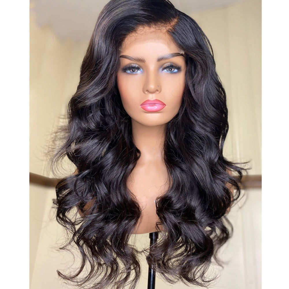 Synthetische golvende lace wig