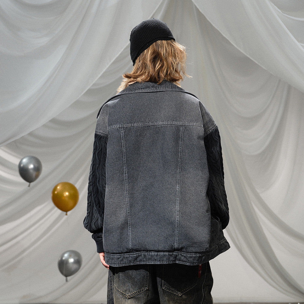 Cotton lined denim jacket