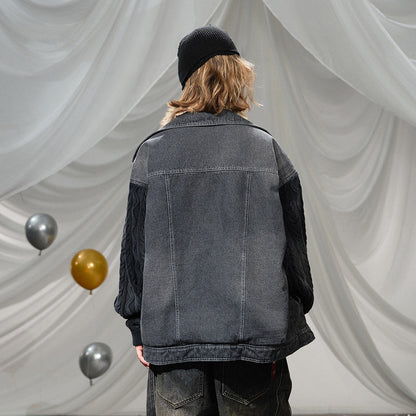 Cotton lined denim jacket
