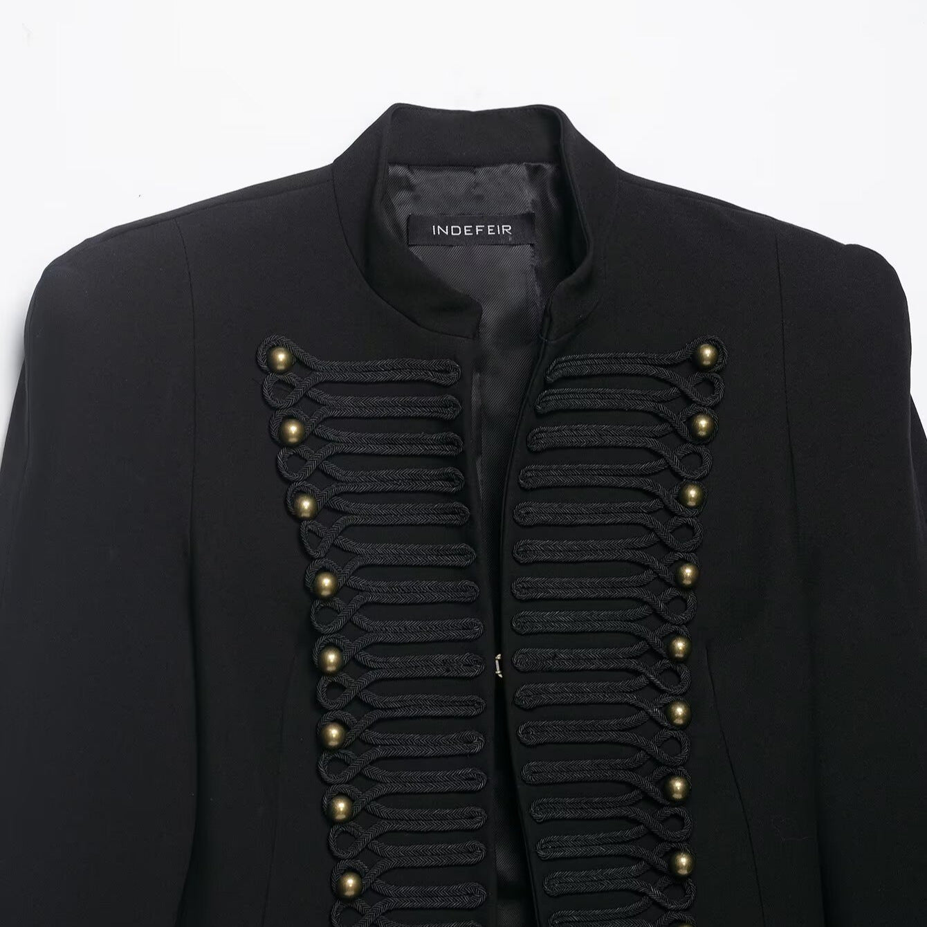 Women's Tailored Blazer with Pad Shoulder