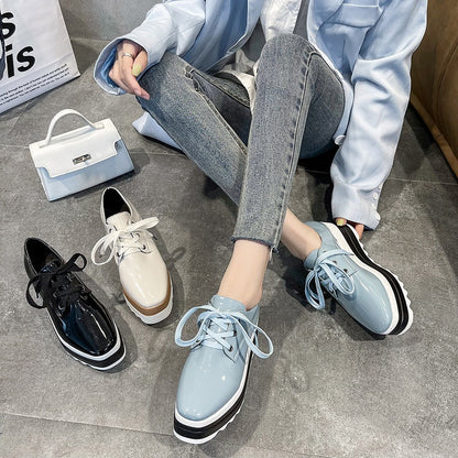 Modieuze wedge platform sneakers voor dames