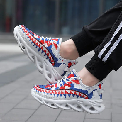 Unisex sneakers met print voor kinderen