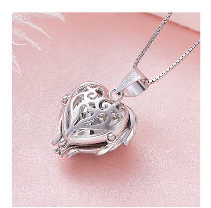 Cdyle Echte 925 Sterling Zilveren Engelenketting met Swarovski-kristallen