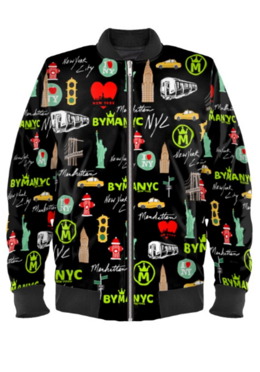 Unisex Limited Edition Jacket Manhattan Mosaic Nocturne – BYMANYC ® New York