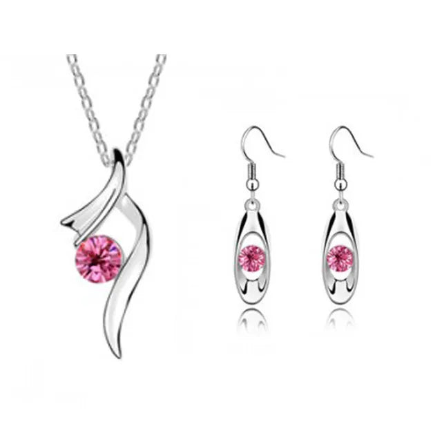 Wedding Jewelry Sets Necklaces Pendants Dangle Earrings