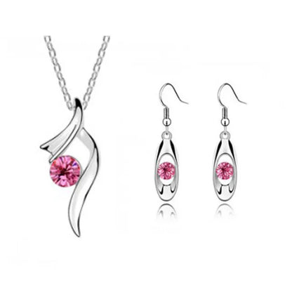 Wedding Jewelry Sets Necklaces Pendants Dangle Earrings