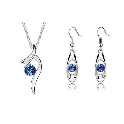 Wedding Jewelry Sets Necklaces Pendants Dangle Earrings