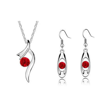 Wedding Jewelry Sets Necklaces Pendants Dangle Earrings