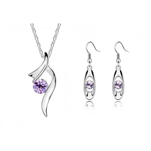 Wedding Jewelry Sets Necklaces Pendants Dangle Earrings