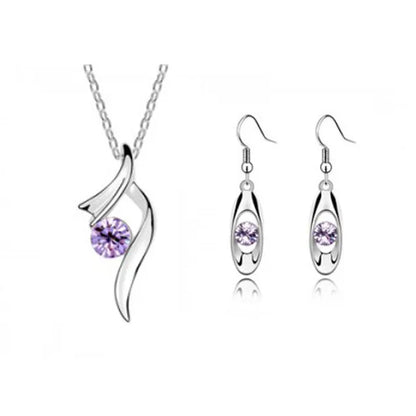 Wedding Jewelry Sets Necklaces Pendants Dangle Earrings