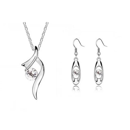 Wedding Jewelry Sets Necklaces Pendants Dangle Earrings