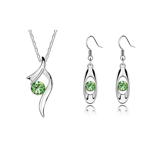 Wedding Jewelry Sets Necklaces Pendants Dangle Earrings