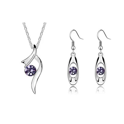 Wedding Jewelry Sets Necklaces Pendants Dangle Earrings