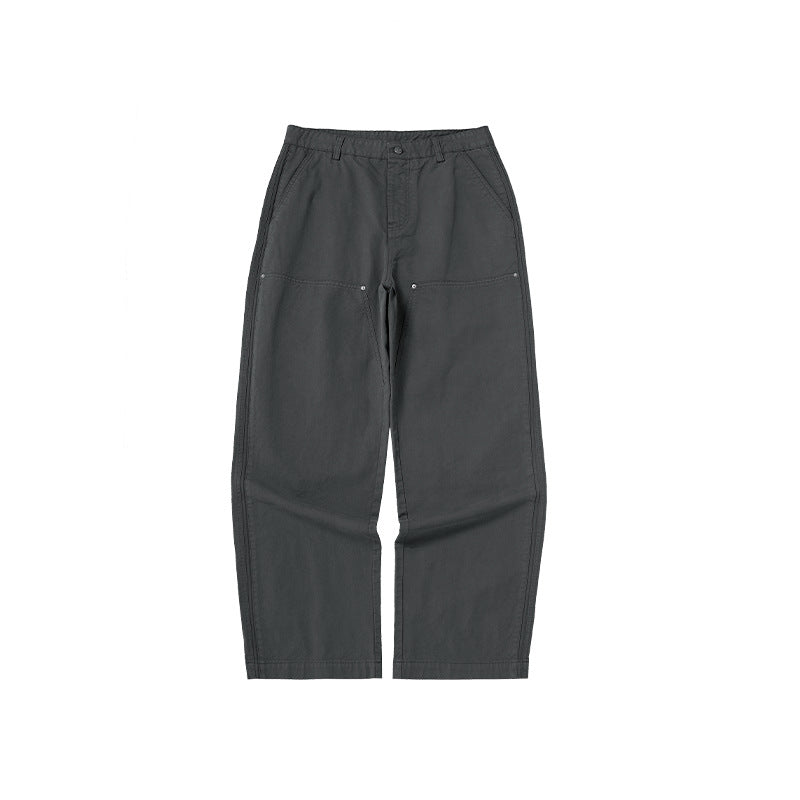 Jie Zhan men's clothing | Azut dyed logging overalls 2025 autumn new trendy brand American street casual pants men