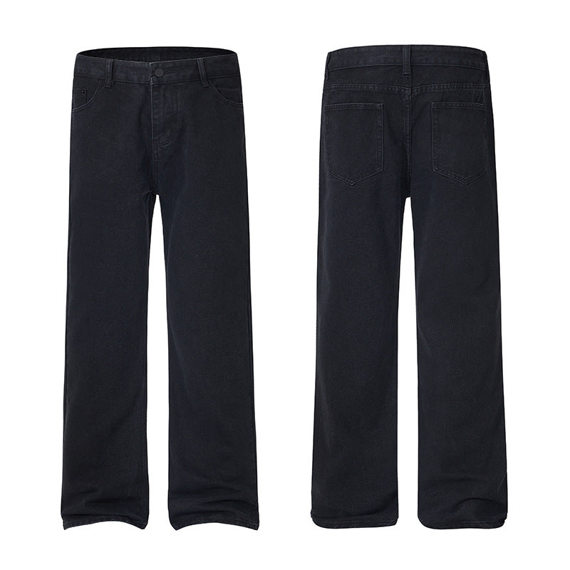 Amerikaanse high street zwarte Weila jeans voor heren