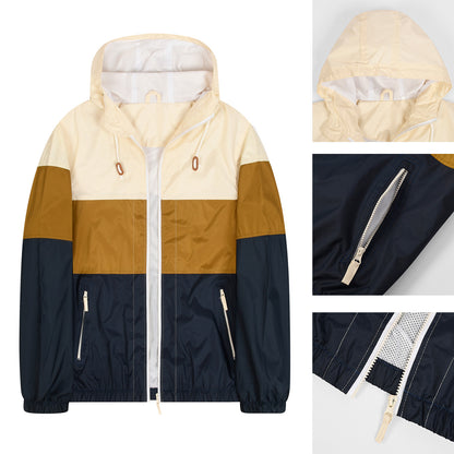 Men's lightweight windbreaker waterproof raincoat men's jacket outdoor shell jacket men's jacket thin single punch soft shell jacket