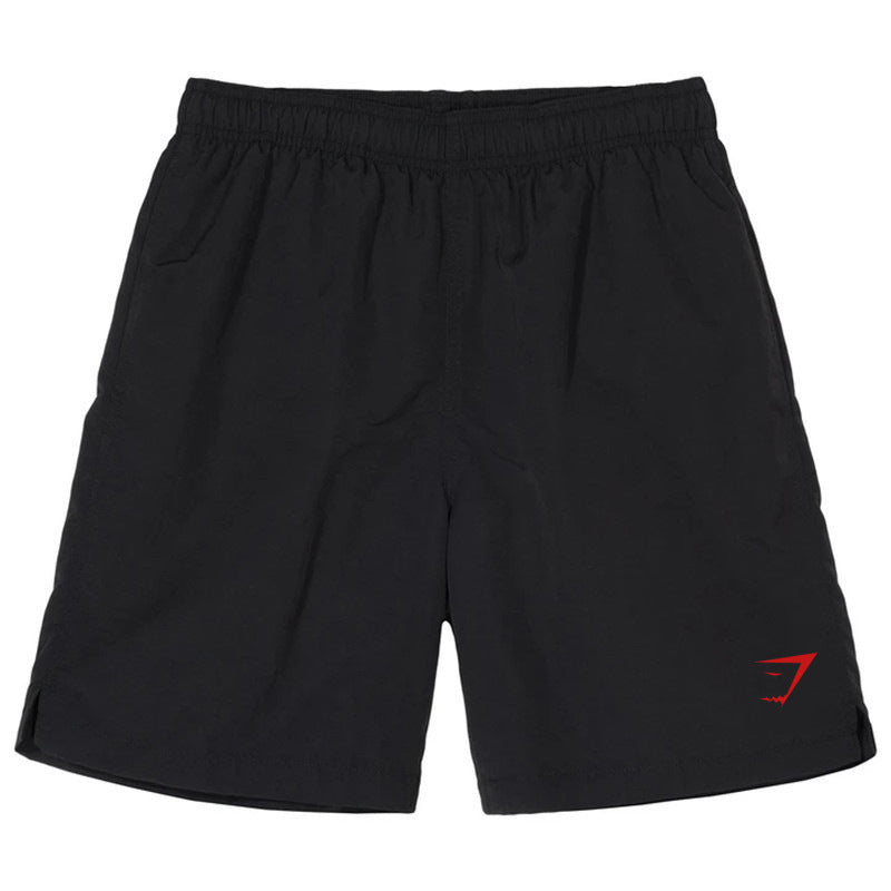 GYMSHARK men's sports casual quick-drying summer shorts simple straight sports shorts shark