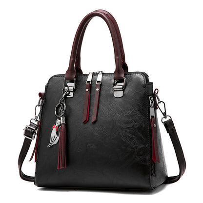 Women's bag new autumn and winter women's bags textured one-shoulder bag Korean style women's messenger bag fashion handbag big bag