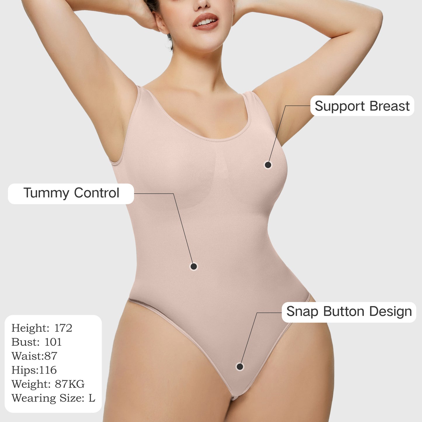 European and American spring and summer new one-piece corset T-shaped abdominal pants body shaping seamless corset body-shaping corsets