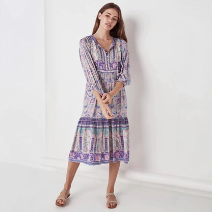 Bohemian Chiffon Beach Casual Dress