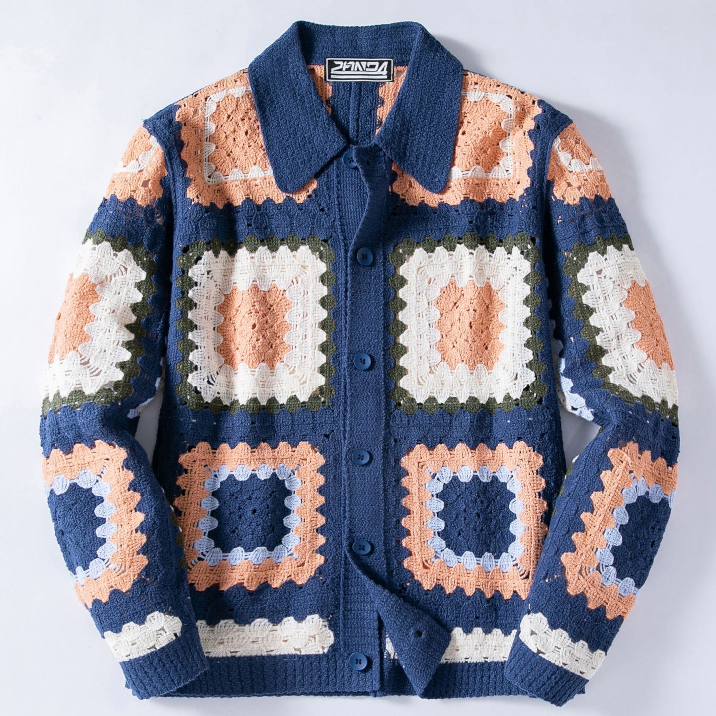 Acrylic Thin-knit Mesh Knitwear