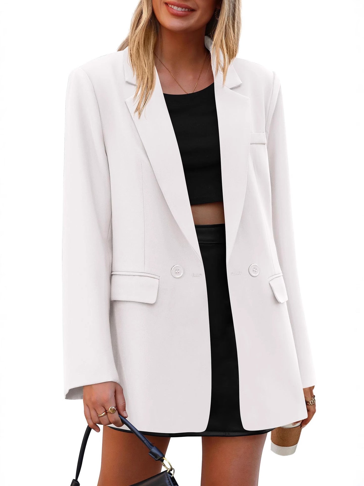 Europe and America cross border Amazon small suit 2025 autumn and winter commuter suit lapel slim temperament