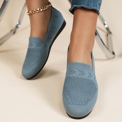 Independent station 2025 Spring and Autumn new European and American Foreign trade plus size round toe flat shoes women's low-cut sports casual shoes