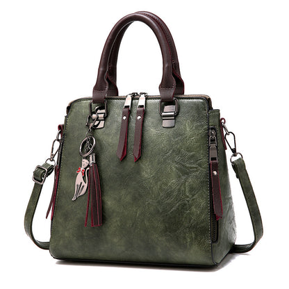 Women's bag new autumn and winter women's bags textured one-shoulder bag Korean style women's messenger bag fashion handbag big bag