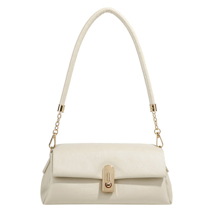 Women's Baguette Bag with Lock Design Shoulder Handbag |Shoulder bag,Crossbody bag