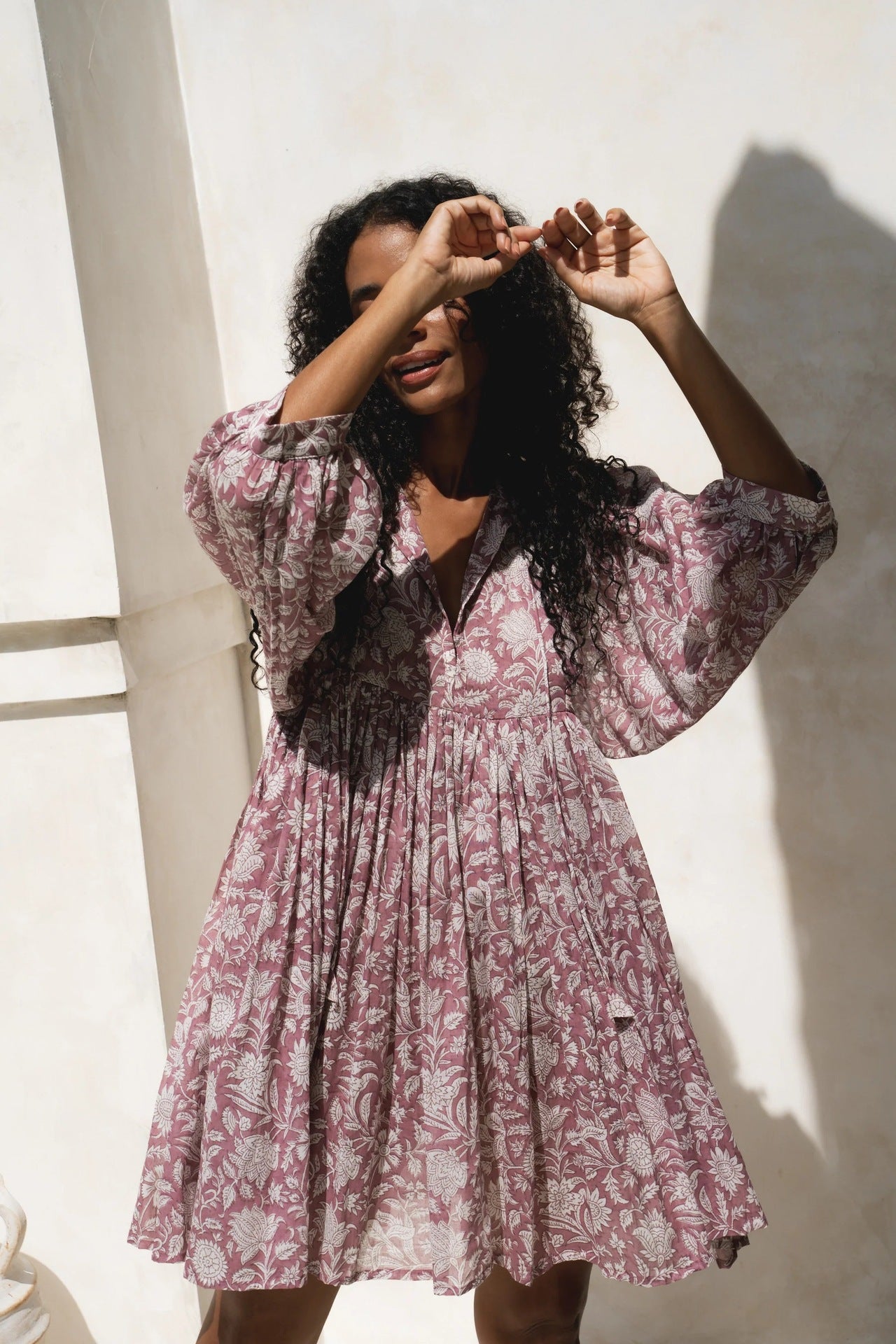 Summer Plus Size Loose Tie Dye Print Dress