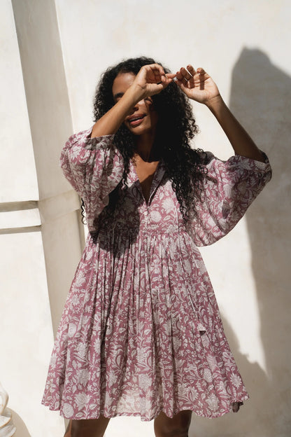 Summer Plus Size Loose Tie Dye Print Dress