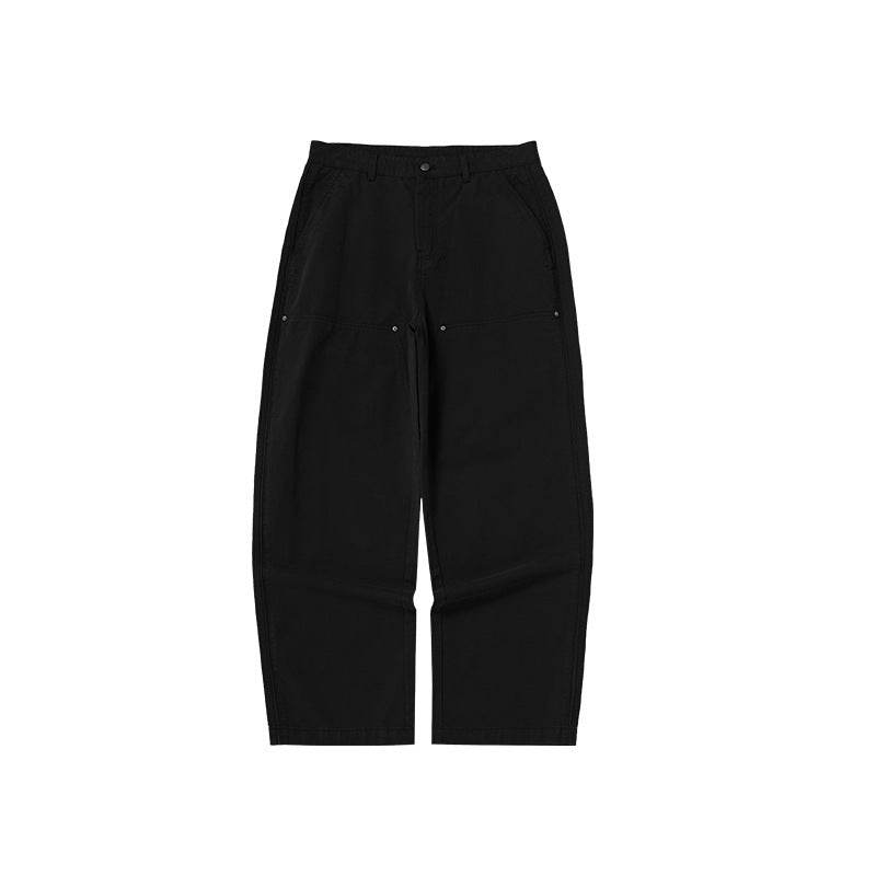 Jie Zhan men's clothing | Azut dyed logging overalls 2025 autumn new trendy brand American street casual pants men