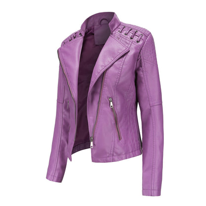 Women's leather jacket 6638