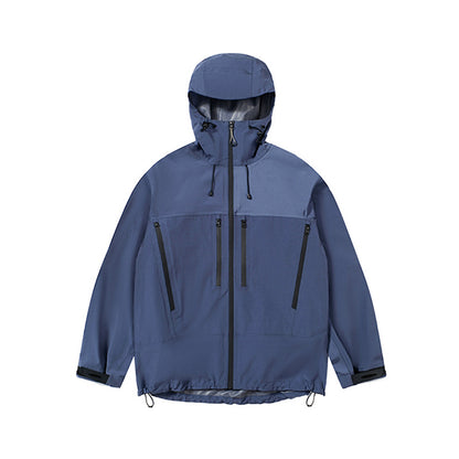 Jie Zhan men's clothing | Full-pressure glue zipper shell jacket Autumn New Teflon windproof jacket men's coat