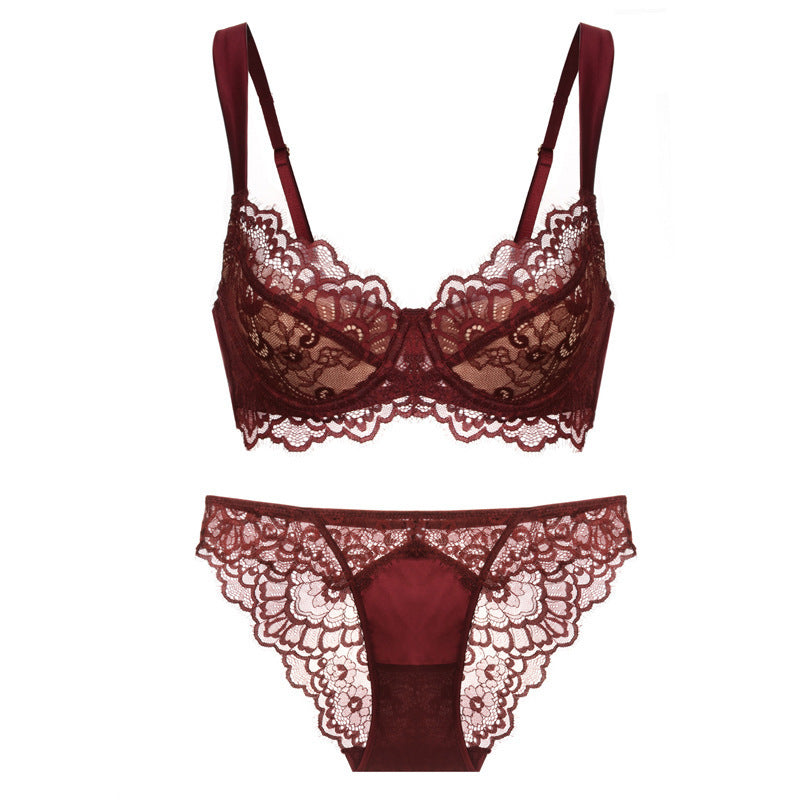 Franse sexy lingerieset met wimperkant