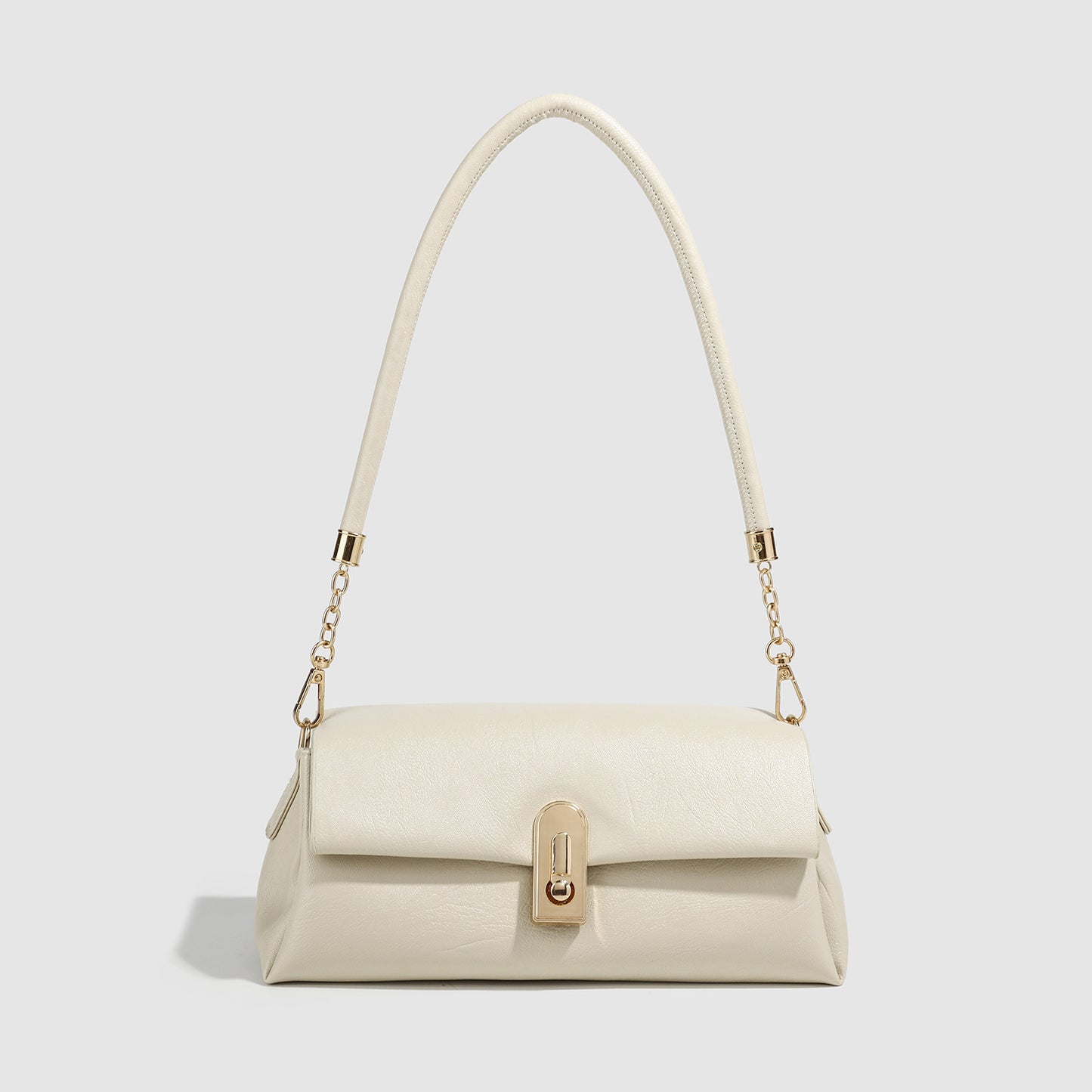 Women's Baguette Bag with Lock Design Shoulder Handbag |Shoulder bag,Crossbody bag