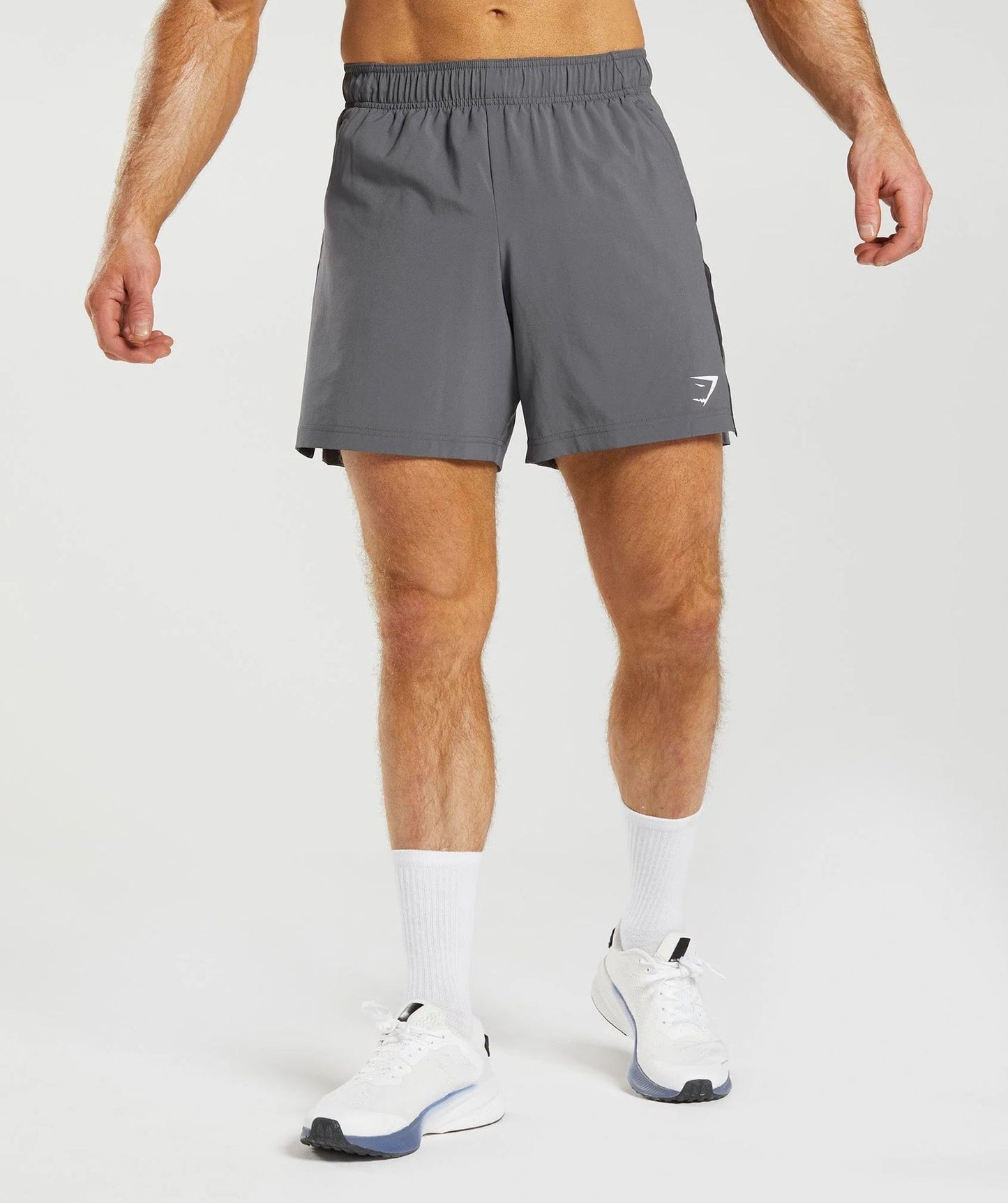 GYMSHARK men's sports casual quick-drying summer shorts simple straight sports shorts shark