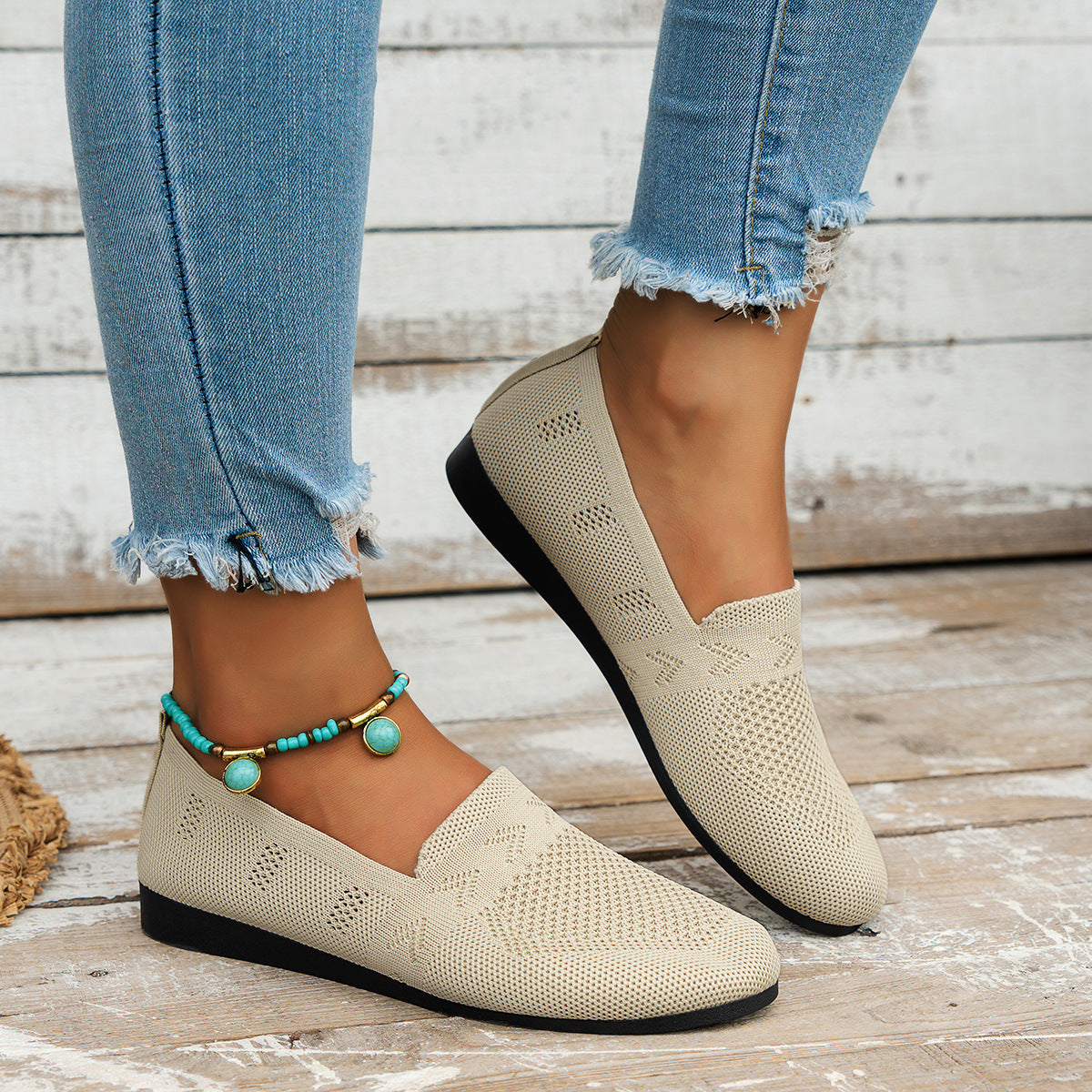Independent station 2025 Spring and Autumn new European and American Foreign trade plus size round toe flat shoes women's low-cut sports casual shoes