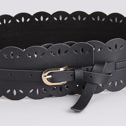 Bohemian belt bohemian style belt lace cutout sweet lady wide belt women's all-match waist seal