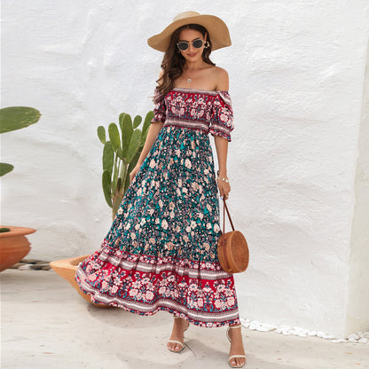 Amazon Bohemian Beach Vacation Dress