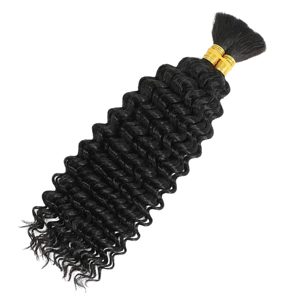 Human Hair 2 pcs Bulk Waterwave