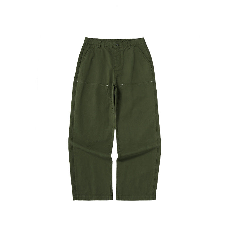 Jie Zhan men's clothing | Azut dyed logging overalls 2025 autumn new trendy brand American street casual pants men