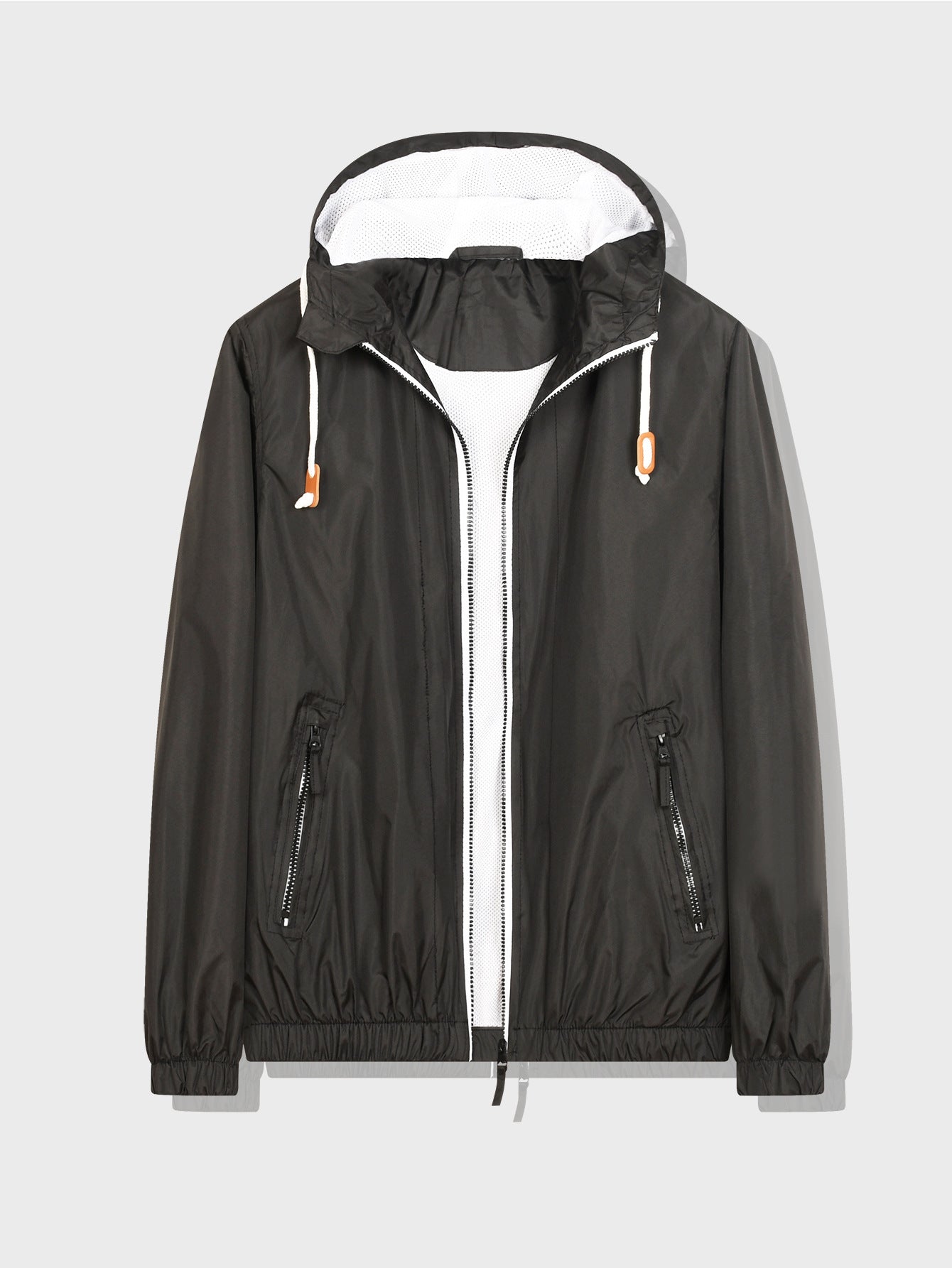 Men's lightweight windbreaker waterproof raincoat men's jacket outdoor shell jacket men's jacket thin single punch soft shell jacket