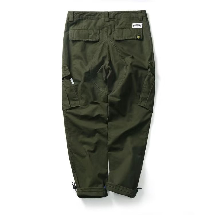 Cross-border foreign trade wear-resistant multi-pocket cargo pants men's straight-leg trousers work pants labor protection pants loose plus size pants