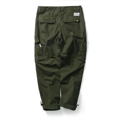 Cross-border foreign trade wear-resistant multi-pocket cargo pants men's straight-leg trousers work pants labor protection pants loose plus size pants