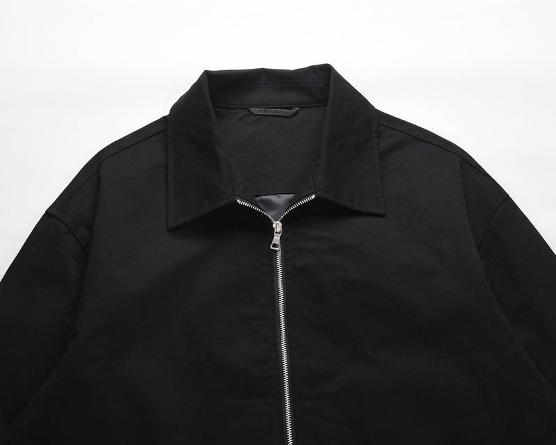 High Street Ins Trendy Men's And Women's Coat Short Zipper Jacket