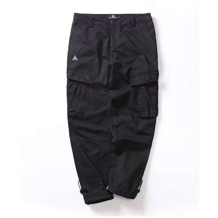 Cross-border foreign trade wear-resistant multi-pocket cargo pants men's straight-leg trousers work pants labor protection pants loose plus size pants
